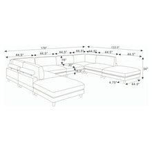 Load image into Gallery viewer, Modern Modular Sectional With Adjustable Back Support
