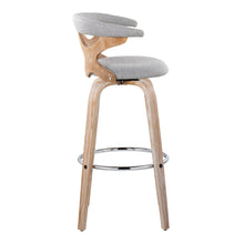 Load image into Gallery viewer, Gardenia - Contemporary Fixed Height Barstool With Swivel With Round Footrest (Set of 2)
