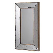 Load image into Gallery viewer, Distressed Accent Mirror, Traditional Style Framed Wall Mirror For Living Room
