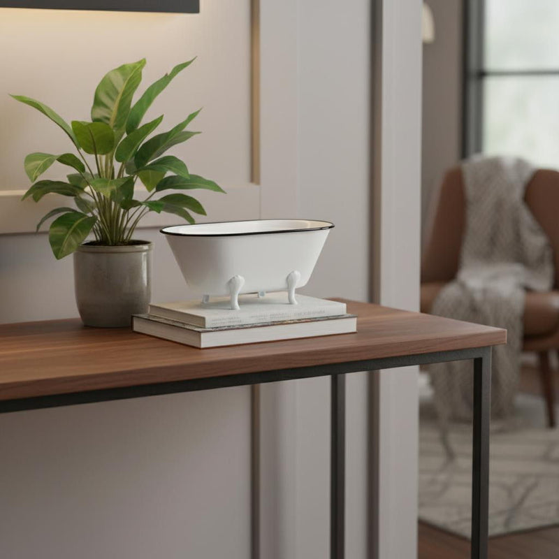 Bathtub Decorative Sculpture - White