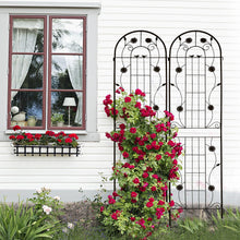 Load image into Gallery viewer, Metal Garden Trellis Rustproof Trellis For Climbing Plant Outdoor Flower Support
