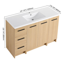 Load image into Gallery viewer, Floating Bathroom Vanity With Sink, Modular Cabinet
