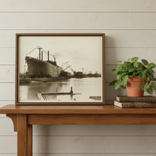 Load image into Gallery viewer, Hand Painted Model Boat (624590) - Beige / Dark Brown

