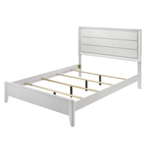 Load image into Gallery viewer, Modern Bed Frame With Wave Texture Headboard And Angled Legs

