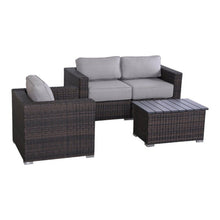 Load image into Gallery viewer, Stylish Sofa Seating Group With Cushions Perfect For Outdoor Gatherings
