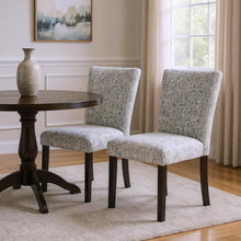Load image into Gallery viewer, Upholstered Fabric Wood Dining Side Chairs (Set of 2) - Gray
