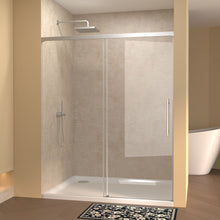Load image into Gallery viewer, Frameless Single Sliding Shower Door With Handle
