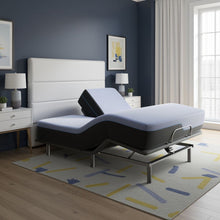 Load image into Gallery viewer, Refresh - 12" Flex Head Latex Foam Hybrid Mattress And Adjustable Base Bundle - Blue - King
