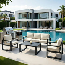 Load image into Gallery viewer, Modern Outdoor Sofa Set With Coffee Table
