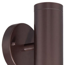 Load image into Gallery viewer, LED Two Light Can Shape Wall Sconce - Bronze
