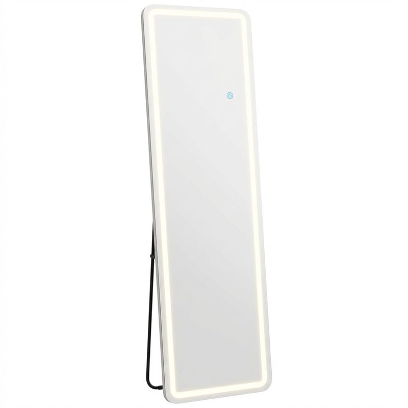 60" Freestanding Frameless Standing Mirror - Gold