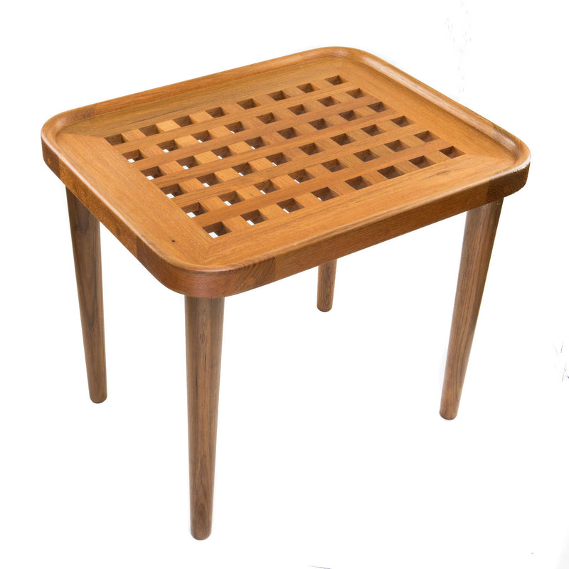 18" Solid Wood Rectangular End Table - Brown