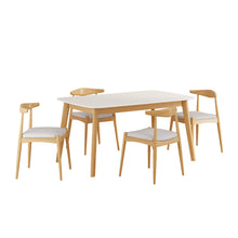 Load image into Gallery viewer, 5 Piece Dining Set With Upholstered Chairs
