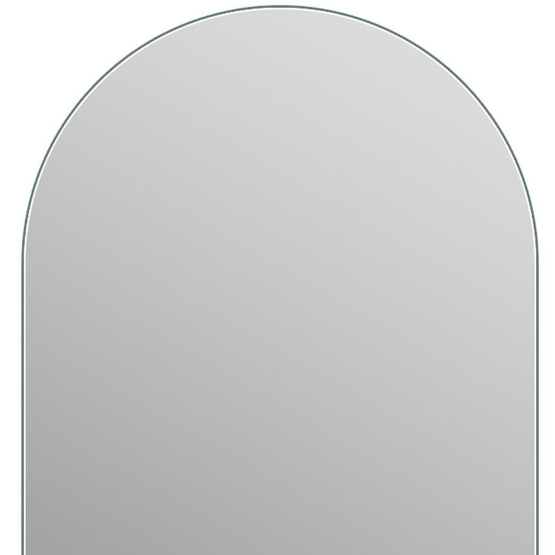24" Arch Lighted Frameless Bathroom Vanity Mirror - Silver