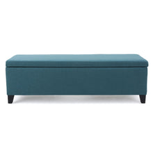 Load image into Gallery viewer, Contemporary Storage Ottoman Bench With Polyester Upholstery
