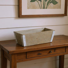 Load image into Gallery viewer, Rectangular Planter Box (638082) - Natural / Silver
