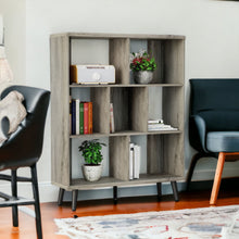 Load image into Gallery viewer, Seven Tier Cube Bookcase - Light Gray
