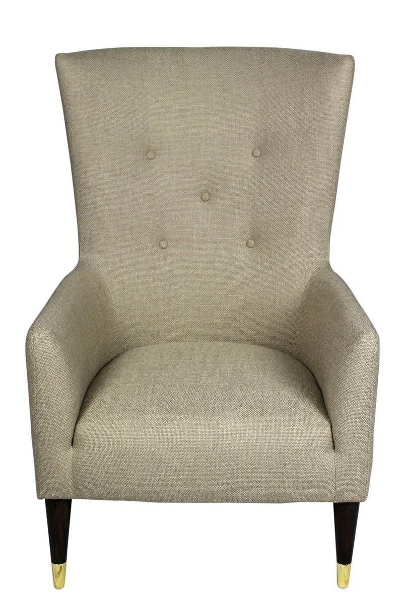Natural Solid Color Lounge Chair - Sand
