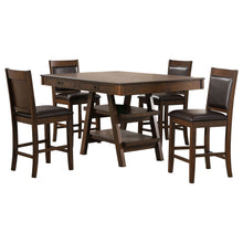Load image into Gallery viewer, Ferrara - 5 Piece Counter Height Dining Set With Chairs - Walnut

