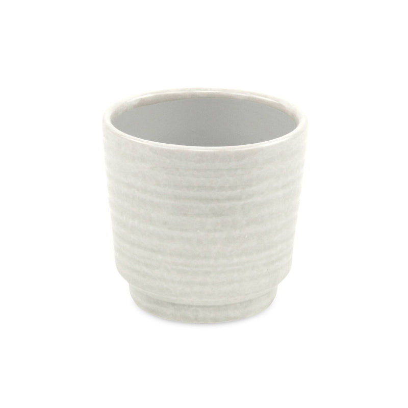 Round Pot Planter (487407) - White