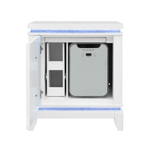 Load image into Gallery viewer, Adalid - Nightstand With Cooler, USB And Speaker - White
