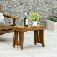 Load image into Gallery viewer, Temptation - Outdoor Foldable Side Table With Slat Design

