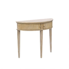 Load image into Gallery viewer, Vintage Inspired Storage Console Table With Fluted Doors
