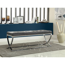 Load image into Gallery viewer, Curve Leg Bench With Upholstery - Black
