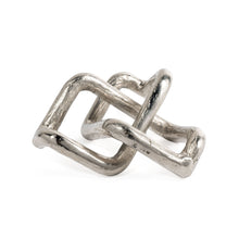 Load image into Gallery viewer, Geometric Knot Tabletop Sculpture - Silver
