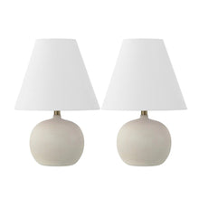 Load image into Gallery viewer, Novelty Table Lamps With Cone Shades (Set of 2) - Cream
