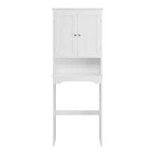 Load image into Gallery viewer, Over The Toilet Storage Cabinet, Bathroom Space Saver With Adjustable Shelf - White
