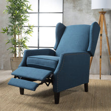 Load image into Gallery viewer, Westeros Wing Back Fabric Upholstered Recliner
