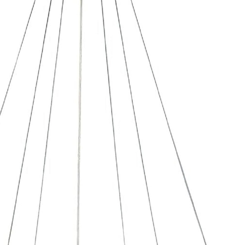 Candle Style 3 Light Metal LED Dimmable Chandelier - Gold