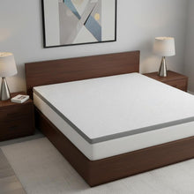 Load image into Gallery viewer, 2" White Gel Memory Foam Full Double Mattress Topper
