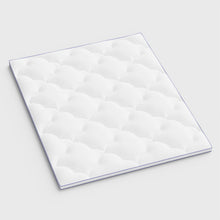 Load image into Gallery viewer, 2" White Cotton Extra-long Twin Mattress Topper
