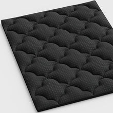 Load image into Gallery viewer, 2" Black Cotton Twin Mattress Topper
