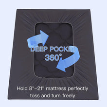 Load image into Gallery viewer, 2" Dark Gray Cotton Extra Long Twin Mattress Topper
