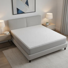 Load image into Gallery viewer, 4" White Memory Foam Twin Mattress Topper
