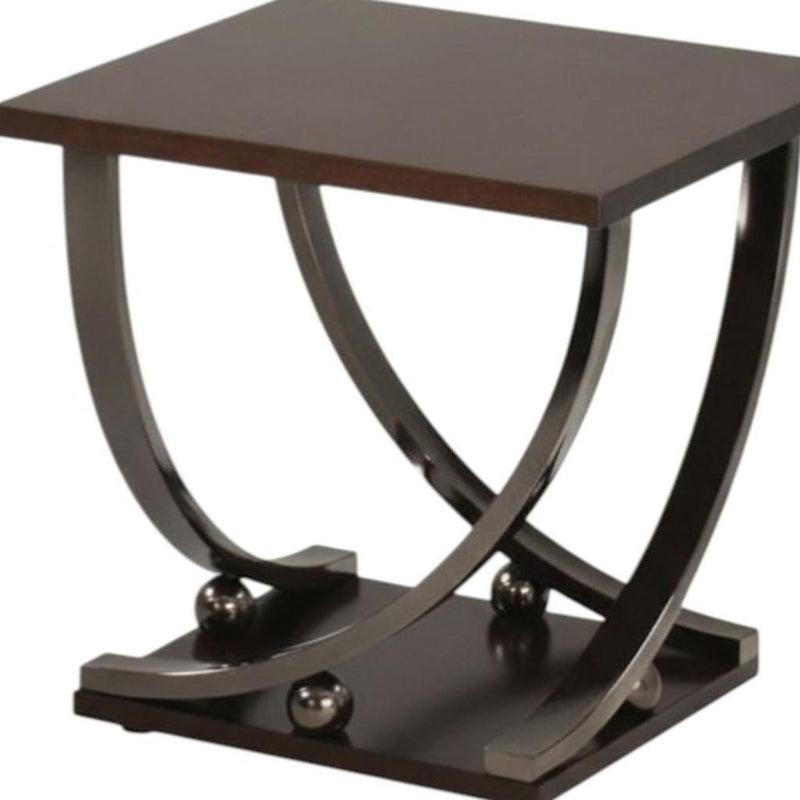 End Table - Black And Brown
