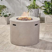 Load image into Gallery viewer, Round Iron Fire Pit With 40,000 Btu
