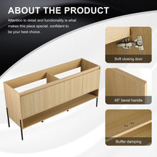 Load image into Gallery viewer, Freestanding Bathroom Vanity &amp; Soft Close Cabinet Doors
