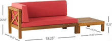 Load image into Gallery viewer, Brava - X Back Corner Bench With Coffee Table
