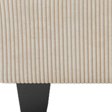 Load image into Gallery viewer, 26" Teal Blue and Black Solid Wood and Microfiber Storage Ottoman

