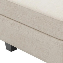 Load image into Gallery viewer, 25" Black Velvet Storage Ottoman
