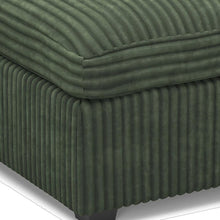 Load image into Gallery viewer, 30" Beige and Black Chenille Storage Ottoman
