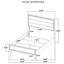 Load image into Gallery viewer, Funston - 4 Piece Queen Bedroom Set With Upholstered Headboard - Oak
