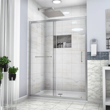 Load image into Gallery viewer, Single Sliding Bypass Shower Door, Tempered Glass Enclosure
