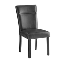 Load image into Gallery viewer, Faux Leather Wood Dining Side Chairs (Set of 2) - Charcoal
