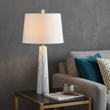 Load image into Gallery viewer, 29" Clear Novelty Table Lamp With Drum Shade
