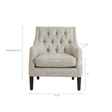 Load image into Gallery viewer, Button Tufted Accent Chair Vintage Style
